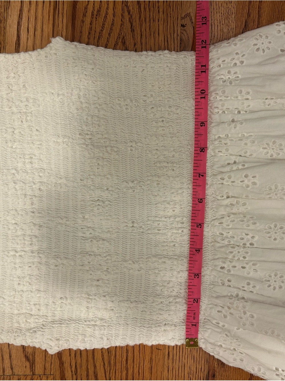Hill House Home white eyelet nap dress Cosima - Picture 7 of 10